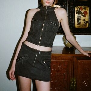 with jean banks miniskirt xxs